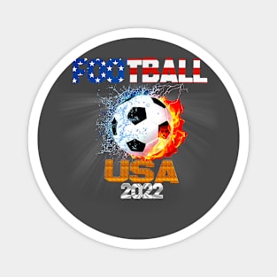 Football USA 2022 Magnet